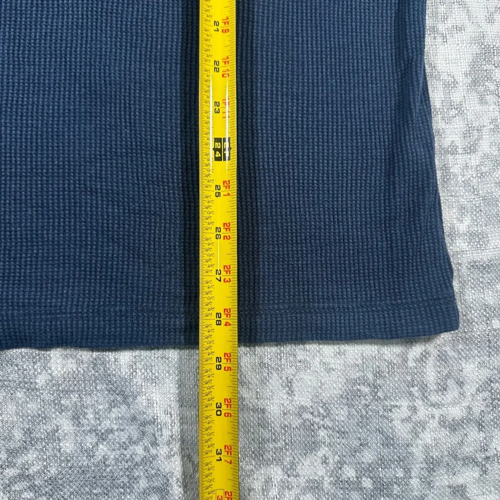 Vintage 90sThe North Face Thermal Shirt Men XL Navy Trans-Antarctica 1990 Waffle